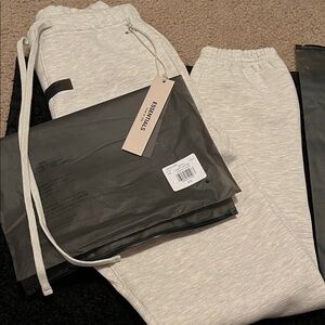 Essentials Cream Sweatpants & Joggers